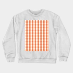 Southern Orange Gingham Crewneck Sweatshirt